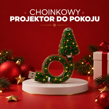 Projektor Blask Świąt 🎄+ 6 Świątecznych Wzorów